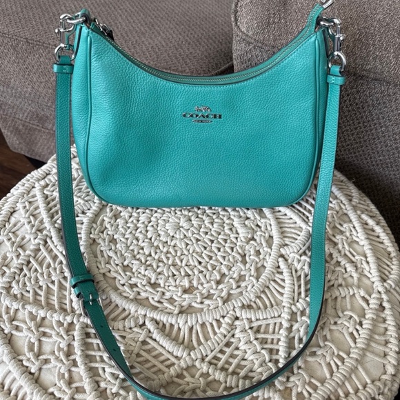 Coach Teri Hobo in Kelly Green, Style CJ517 - Picture 1 of 5